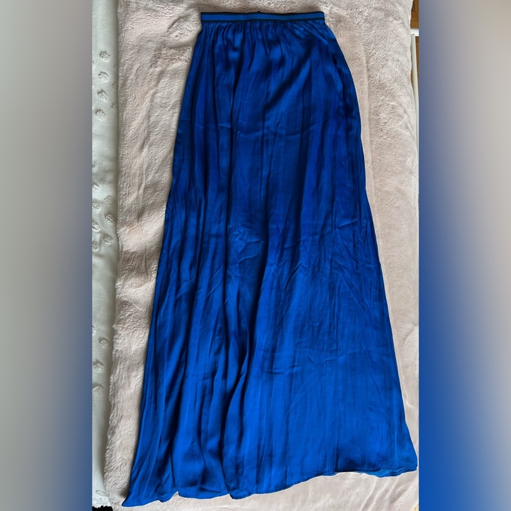 Blue A-Line Skirt
